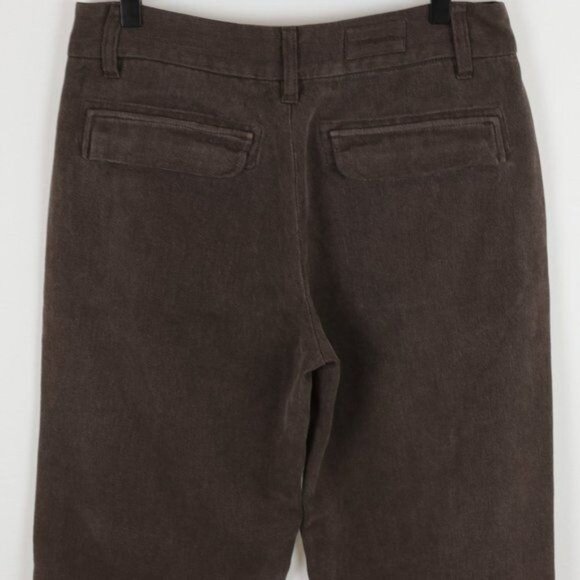 Patagonia Women's Size 6 Brown Hemp Blend Flat Front Straight Leg Casual Pants - Picture 4 of 11